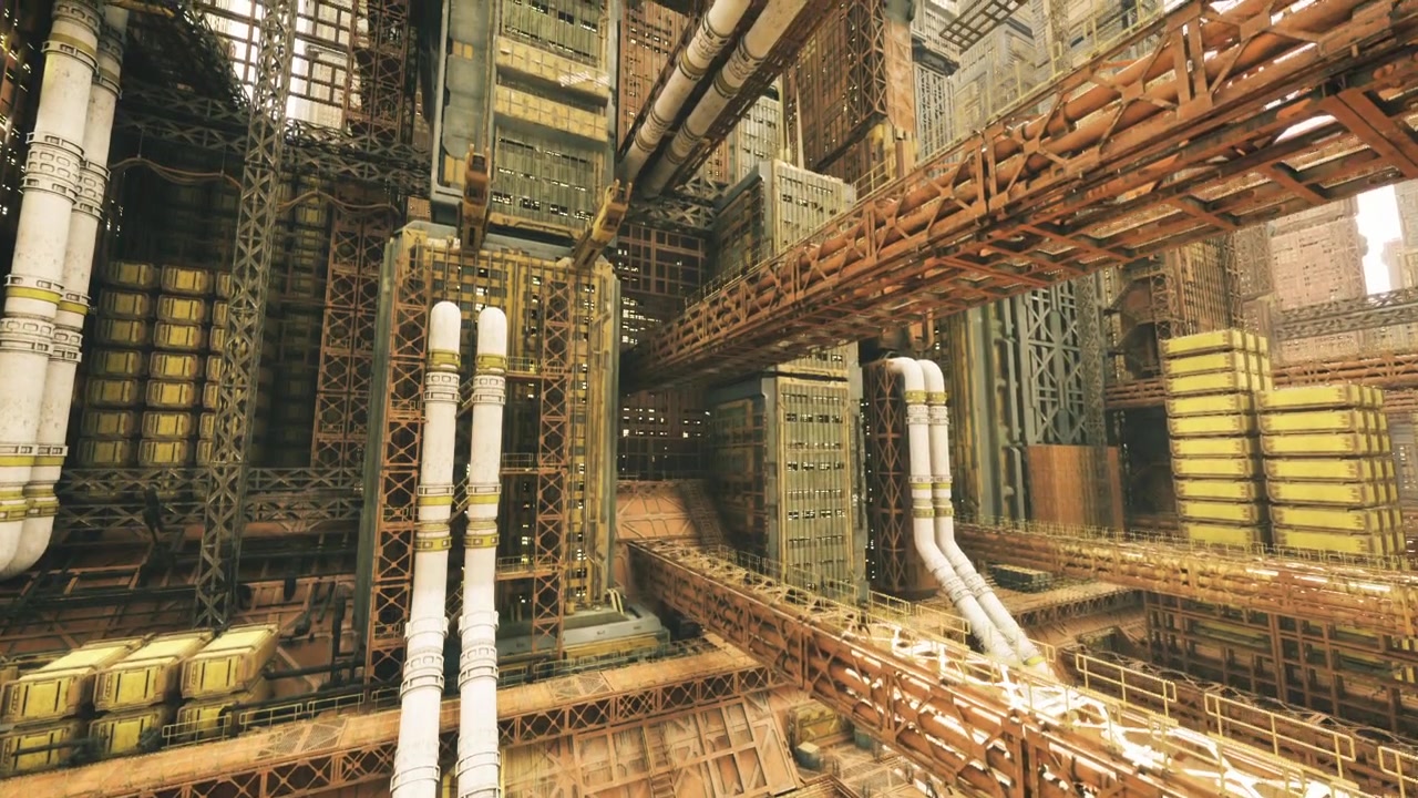 Structured sequence of panels and nodes in sprawling pipe layout design