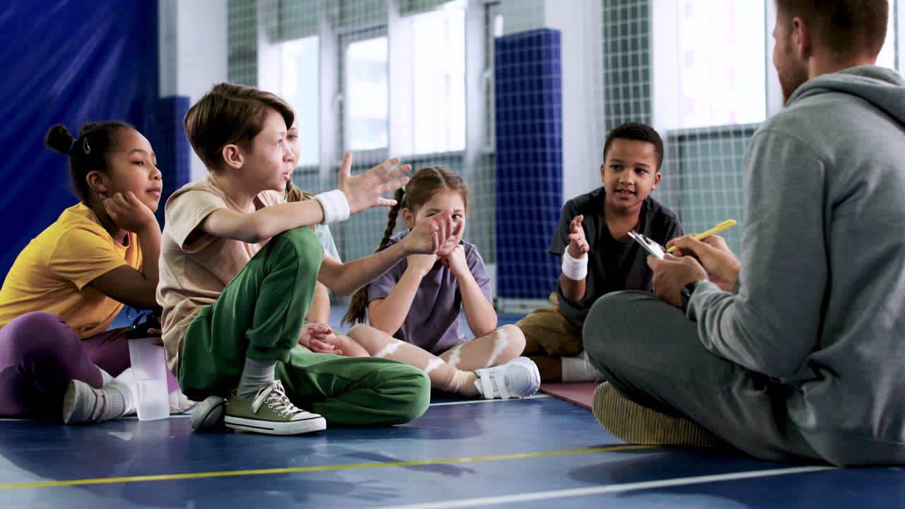 트레이너와 아이들의 재회