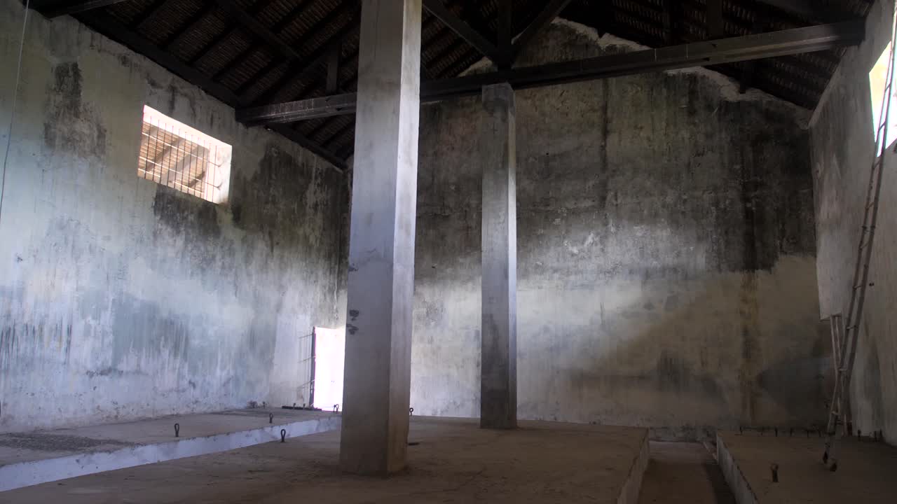 Infamous Tiger cages Con Dao island prison built by French colonial for prisoners