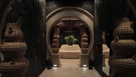 elegant asian-inspired spa interior