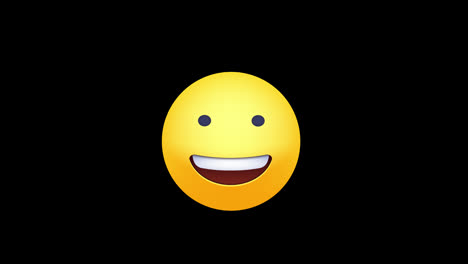 Risa-Sonrisa-Emoji-Icono-Bucle-Animación-Vídeo-Fondo-Transparente-Con-Canal-Alfa