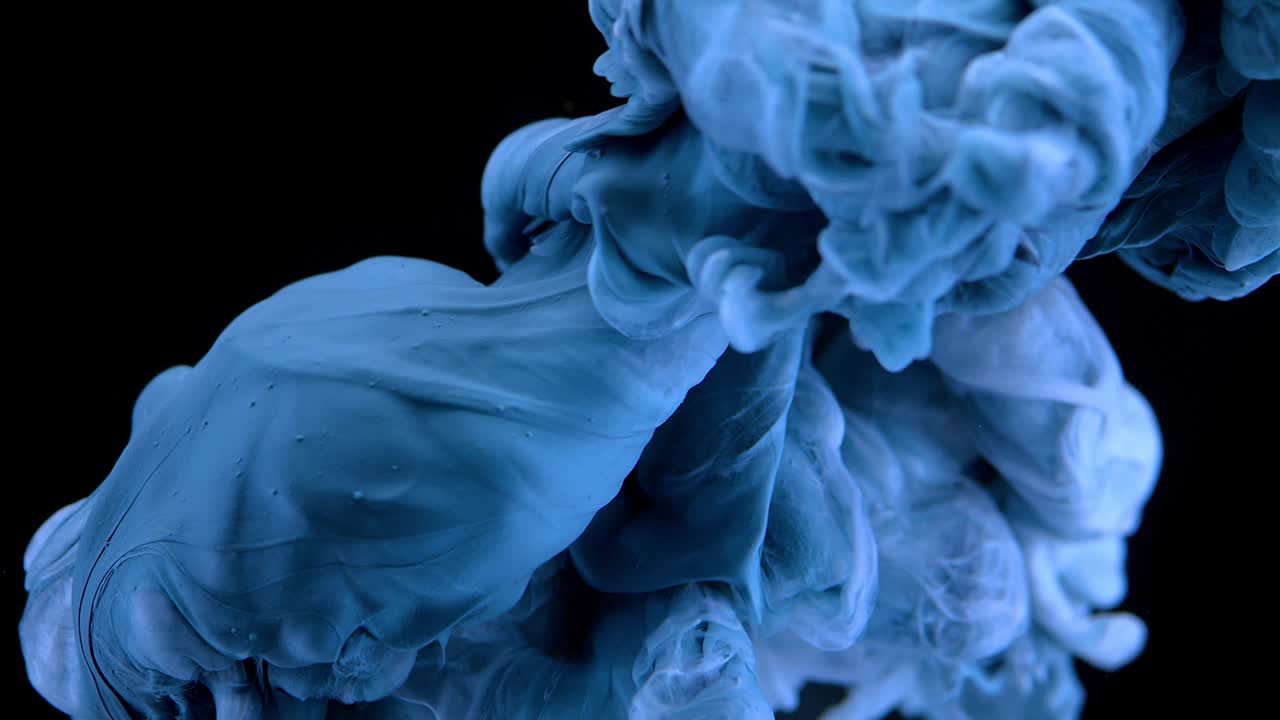 Miscelazione magica di colori a inchiostro