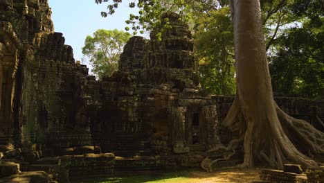 banteay kdei temple in the angkor near siem reap, cambodia