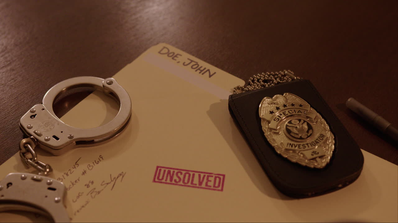 미해결된 냉정한 사건 파일의 중간 기울기