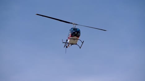 Illinois State Police medevac  rescue helicopter at Casey