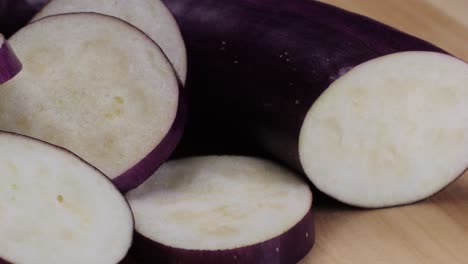 sliced eggplant