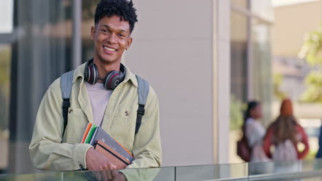 college student on campus