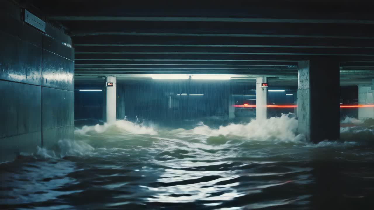 Flooded Subway Tunnel