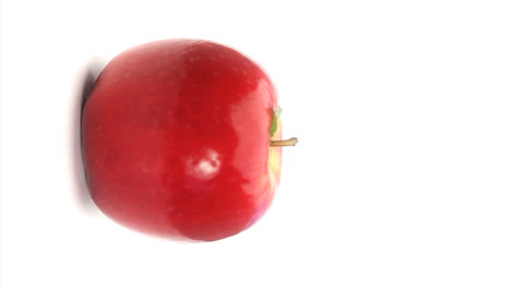 manzana roja girando