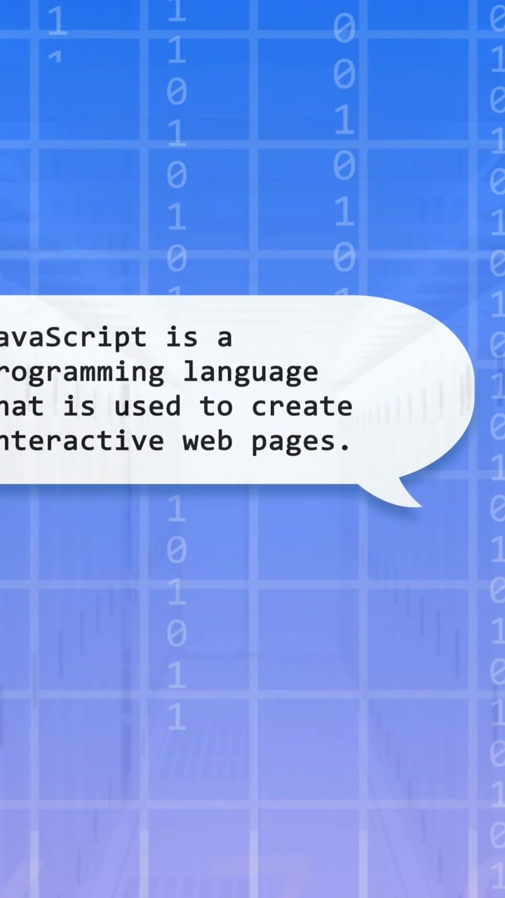Animation af AI-ikoner og databehandling over computerservere.