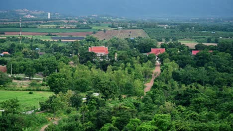 佛教寺廟,農地和社區