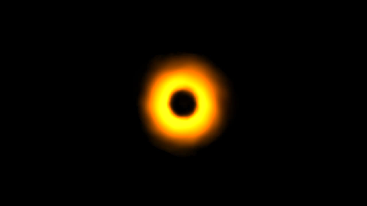 Black background and moving black hole