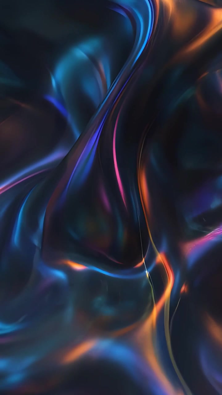 Sfondo di Onde Metalliche Astratte 4K