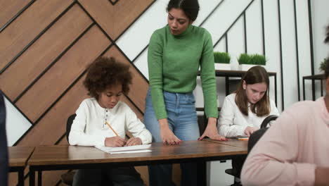 estudiante en la escuela