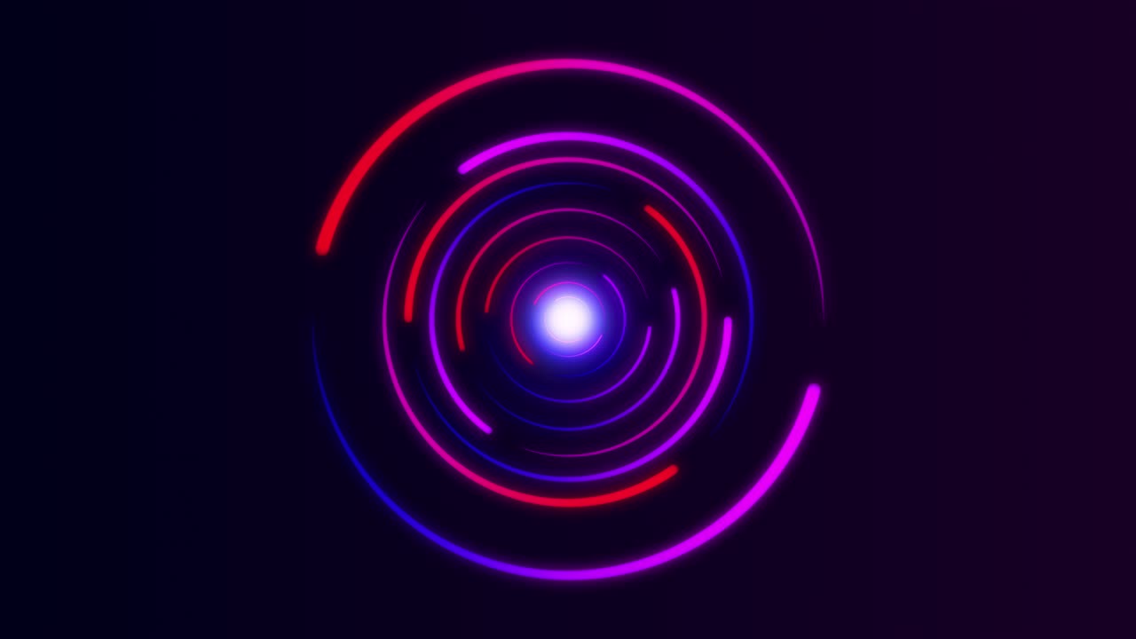 fondo de movimiento de neón bucle sin costuras