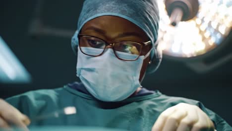surgeon in operating room