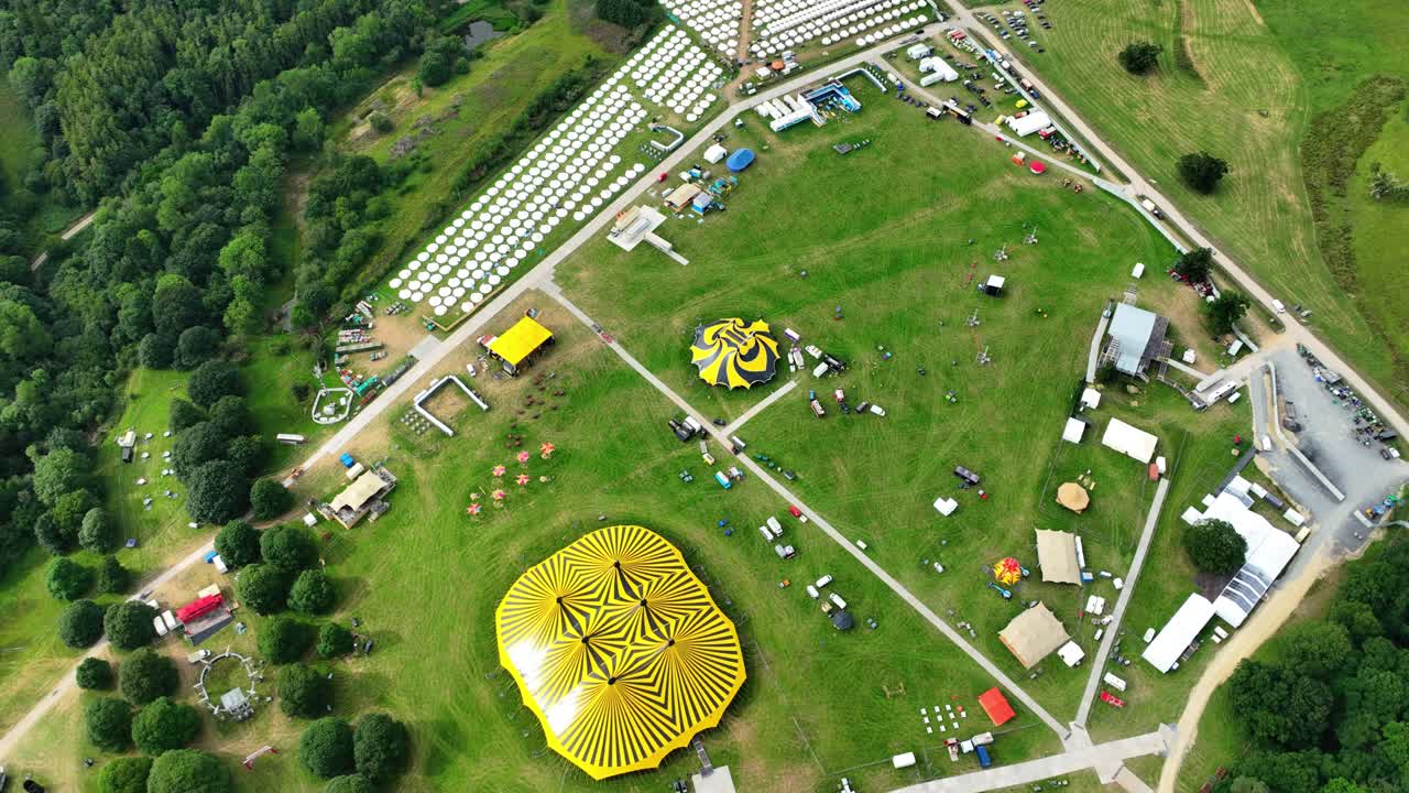 Ireland epic locations rock music festival site Curraghmore Estate Waterford Ireland in summer