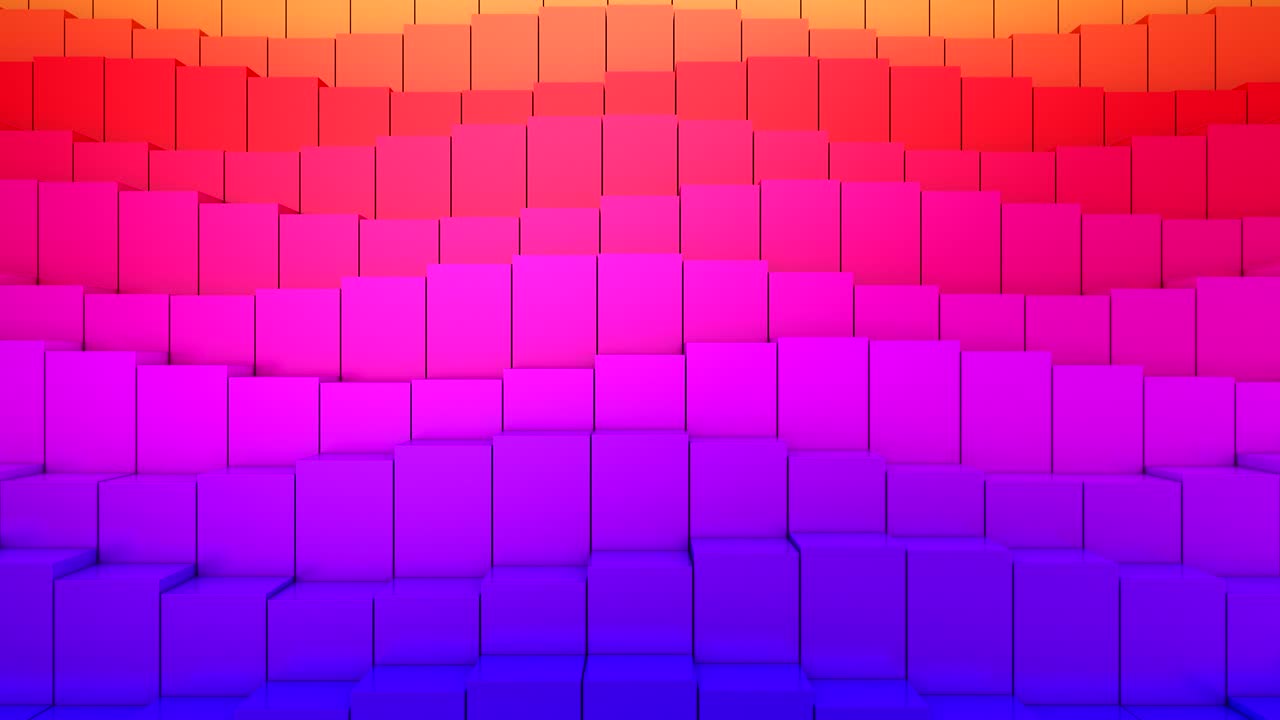 las cajas forman una onda