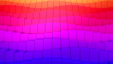 boxes form a wave