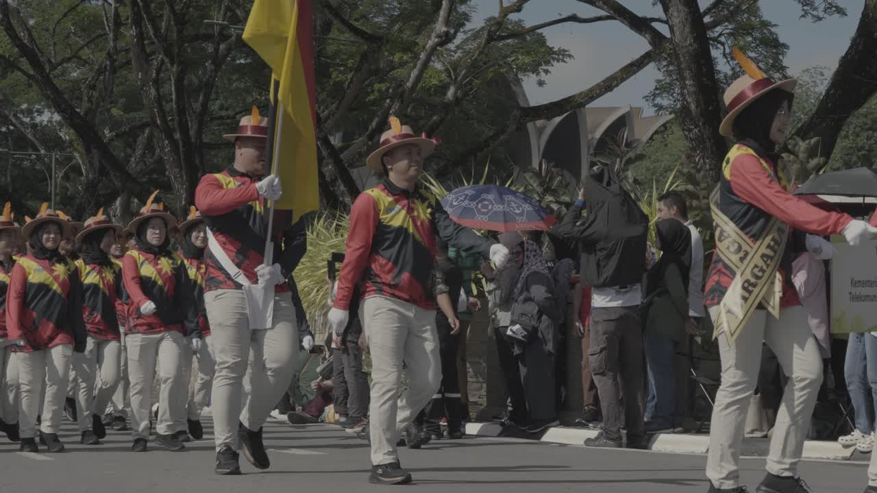 Celeberation Of Sarawak Governor Birthday ,12 october 2024,was held at kuching with so many goverment agencies take part in the parade and also sarawak culture tribe with they traditional costume.