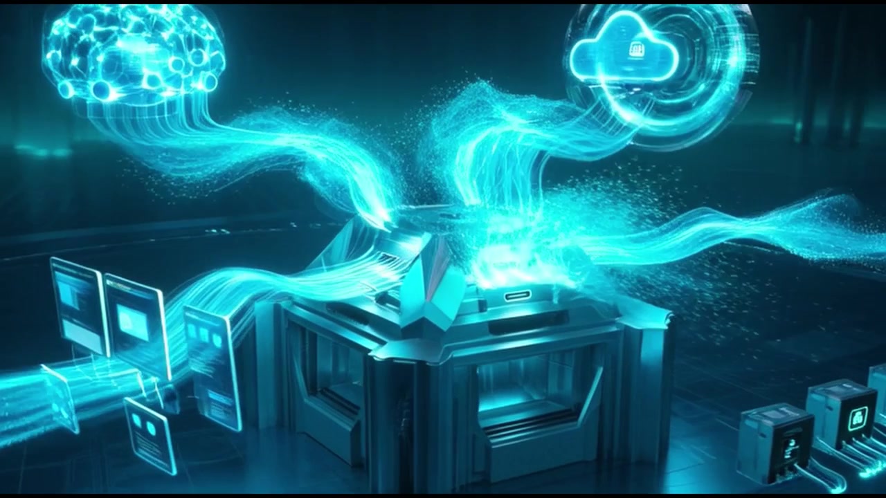 Nettverksvisualisering av digital databehandling og kunstig intelligens