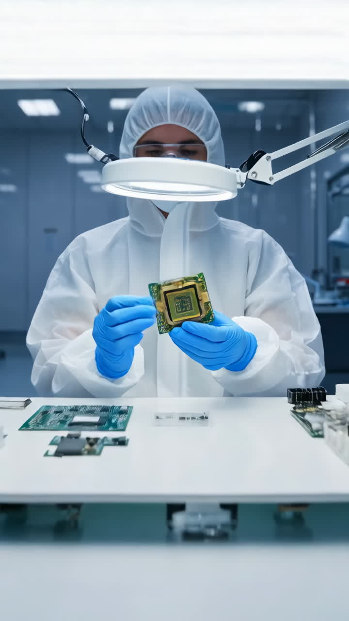 Cleanroom Chip Manufacturing