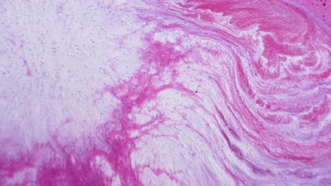 abstract pink and purple swirl foam art