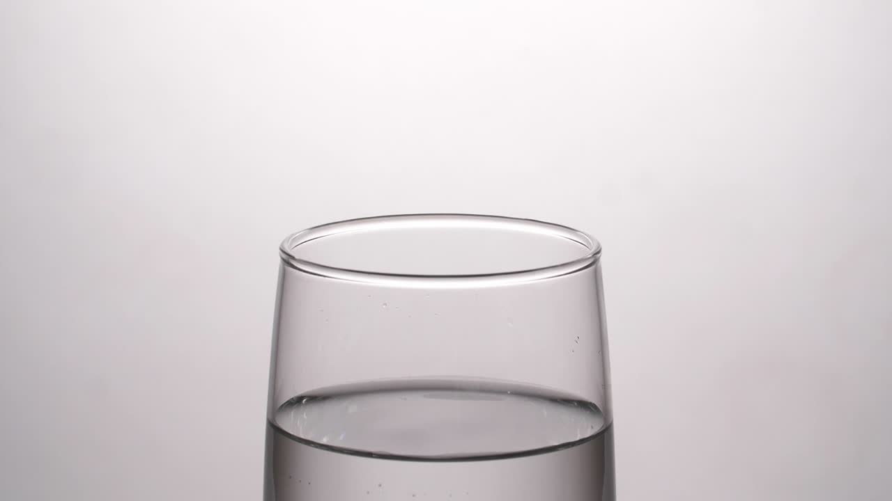 Water Droplet in a Glass