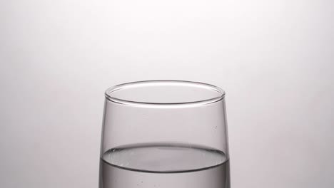 Water Droplet in a Glass