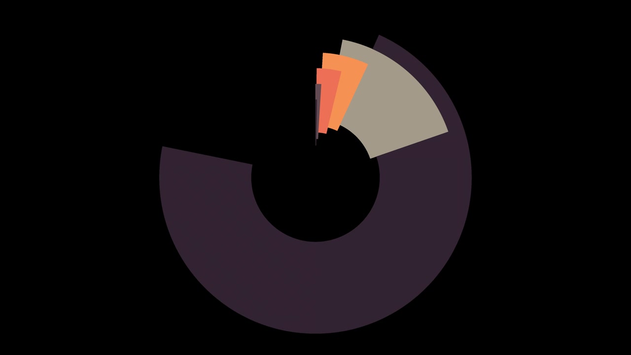 4K Flat Circle Transition Element 9 (with alpha channel)