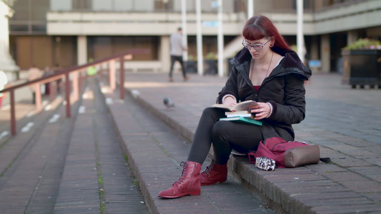 young woman is extremely happy to find the information she needs