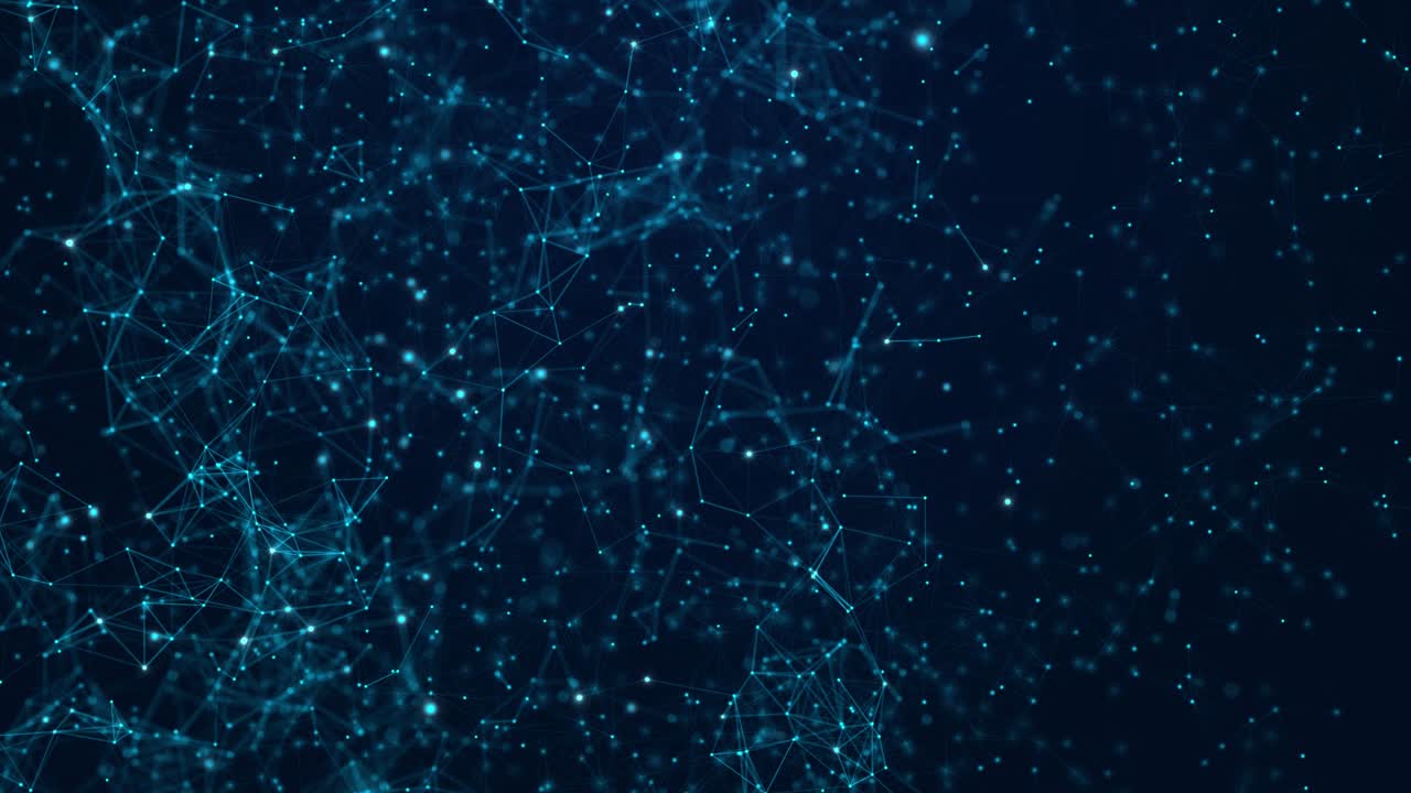 plexo abstracto líneas conectadas formas geométricas concepto de conexión bucle de fondo.