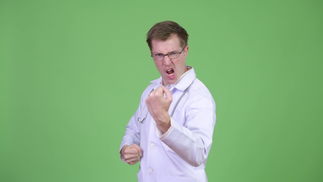 Man Doctor Ready For Boxing