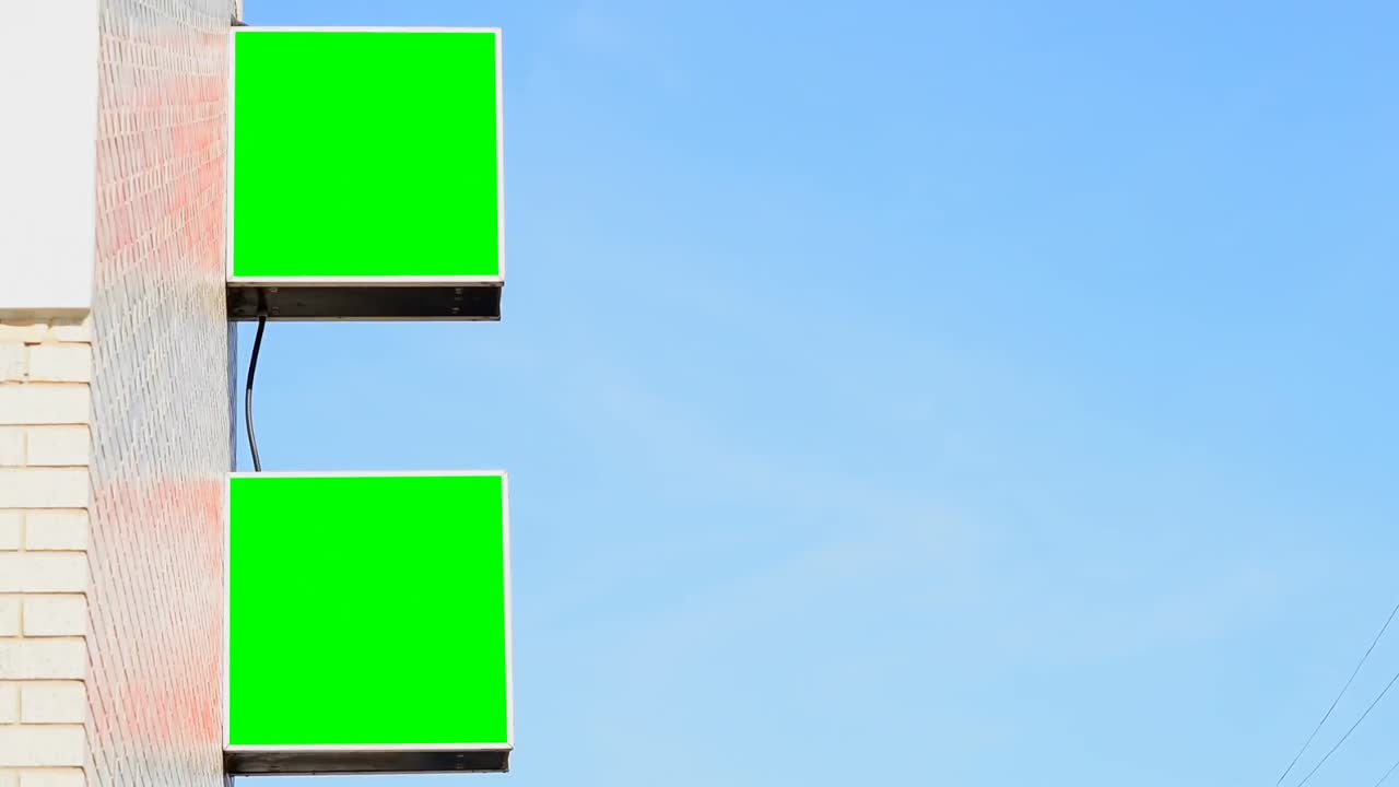 led hoarding en el exterior del edificio 4k