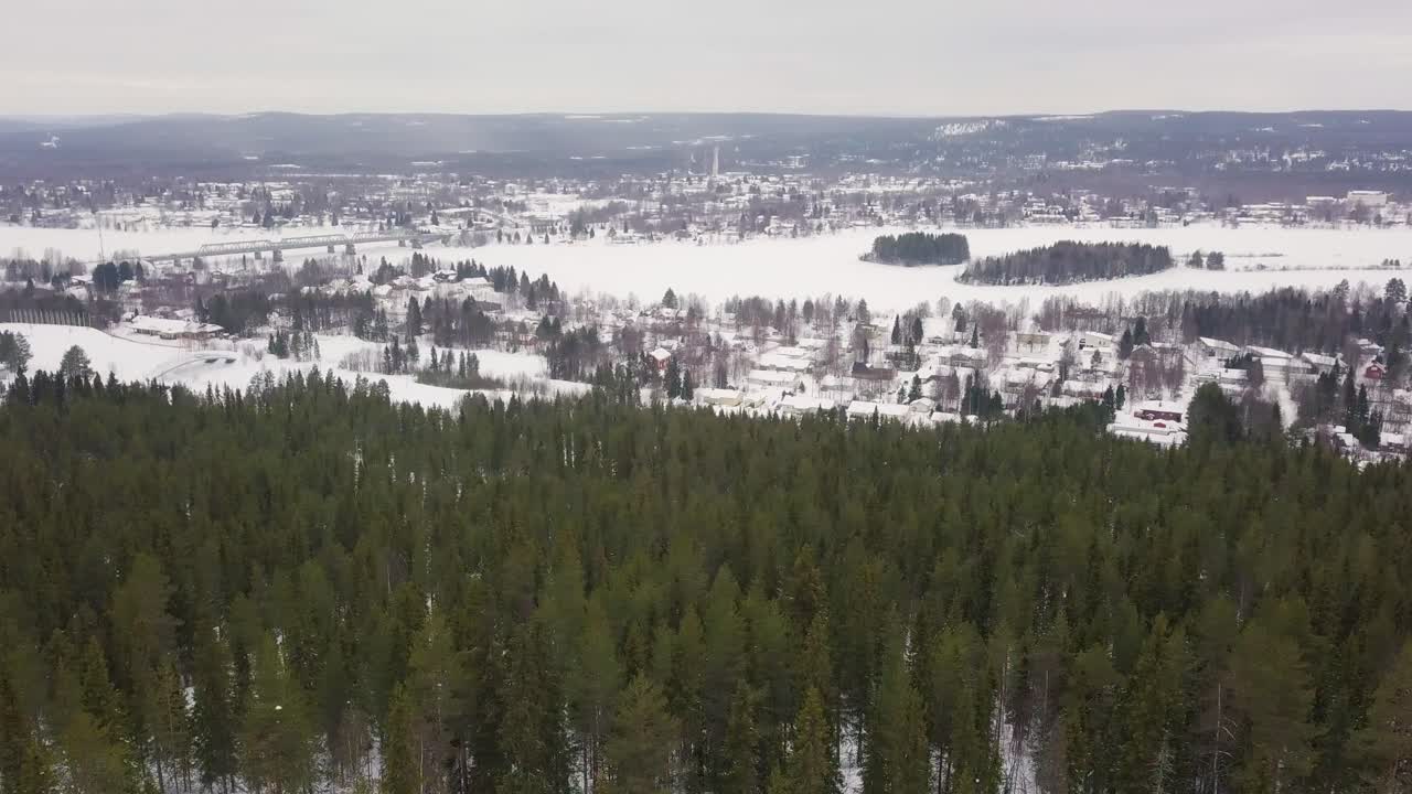 Vinterutsikter fra Ounasvaara-åsen i Rovaniemi-2