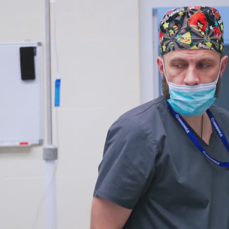 portrait of doctor at work