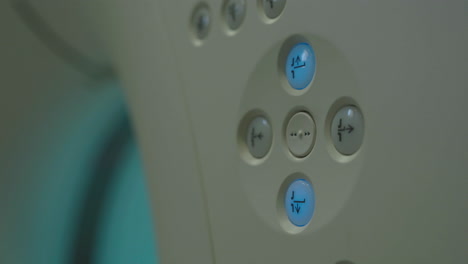 medical imaging control panel