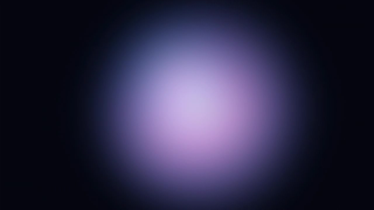 Abstract Motion Background with Soft Glowing Blue and Purple Light Orbs