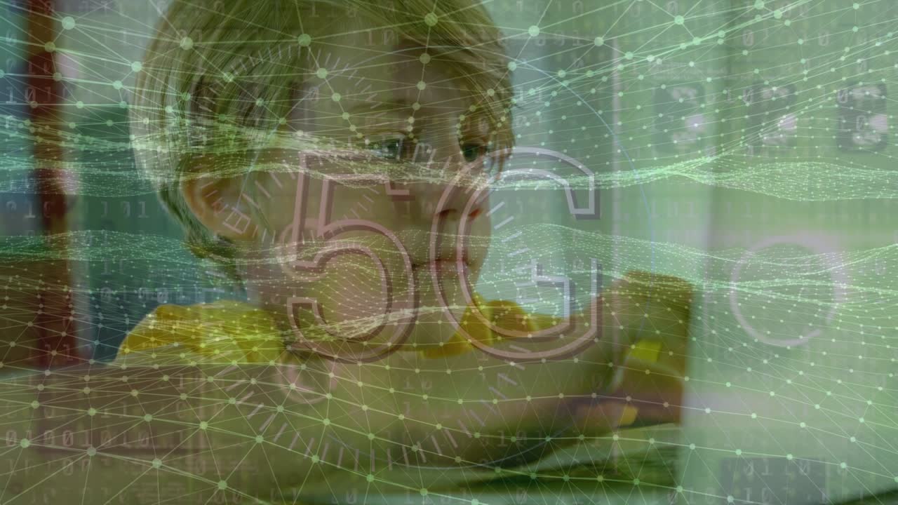 Network of connections and data processing against school network of connections