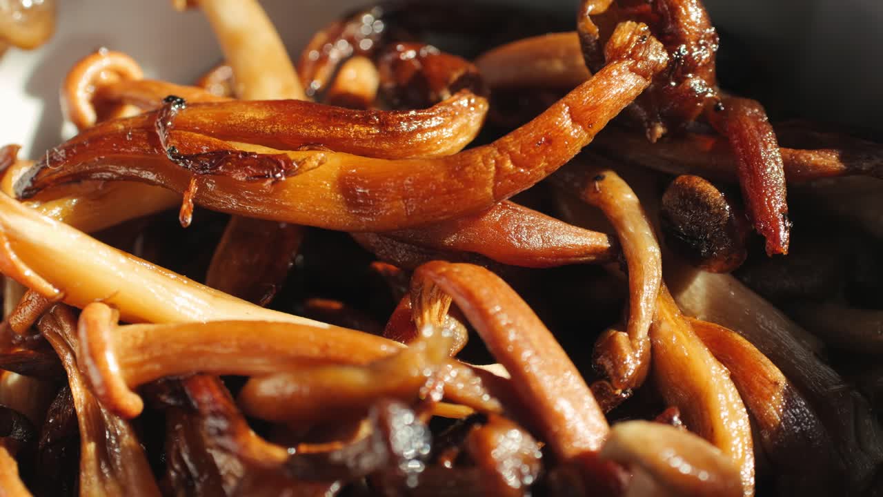 Roasted Mushrooms Close-up