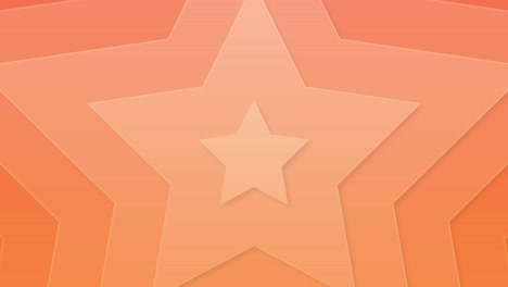 glossy cut out animated orange background