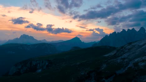 national nature park tre cime in the dolomites alps. beautiful nature of italy.