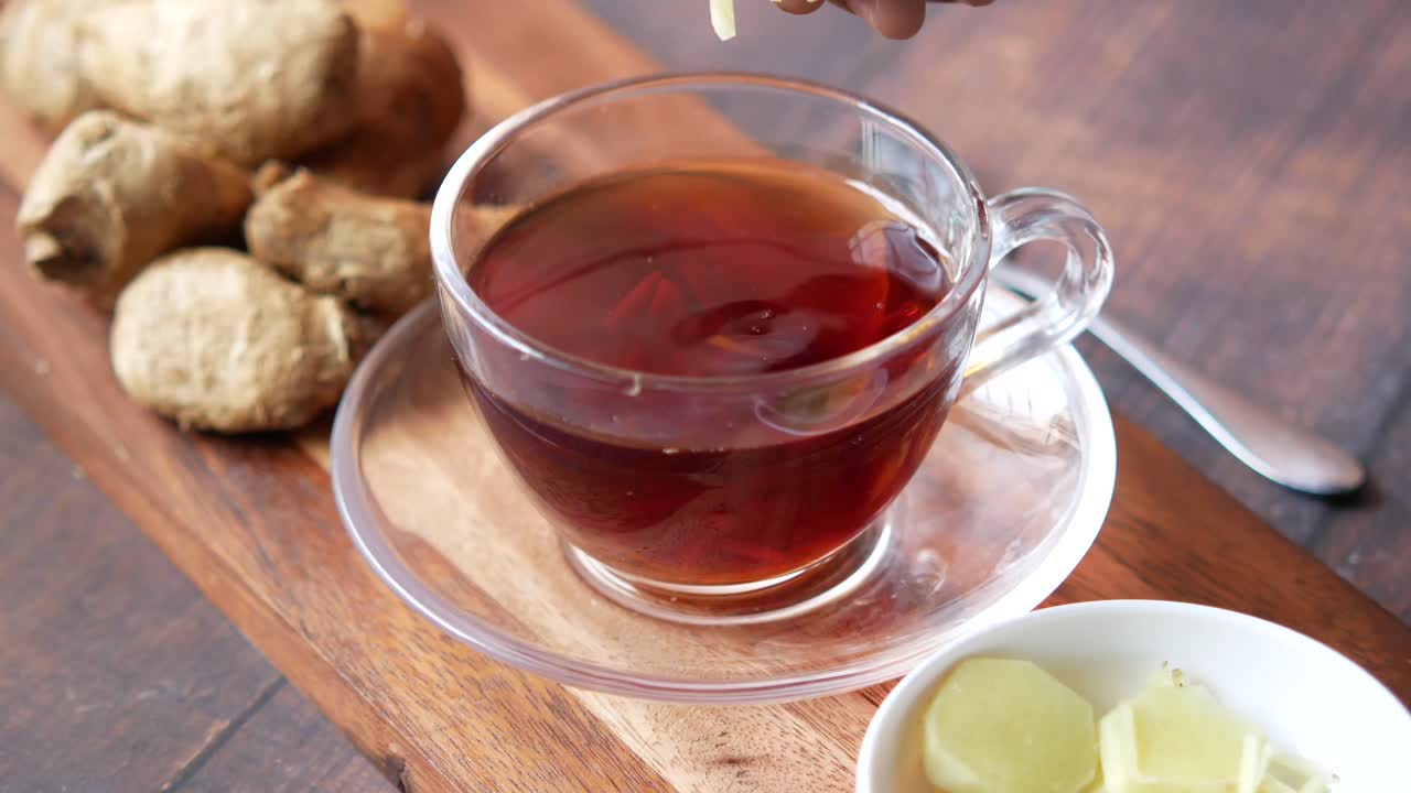 생강 차 조리품