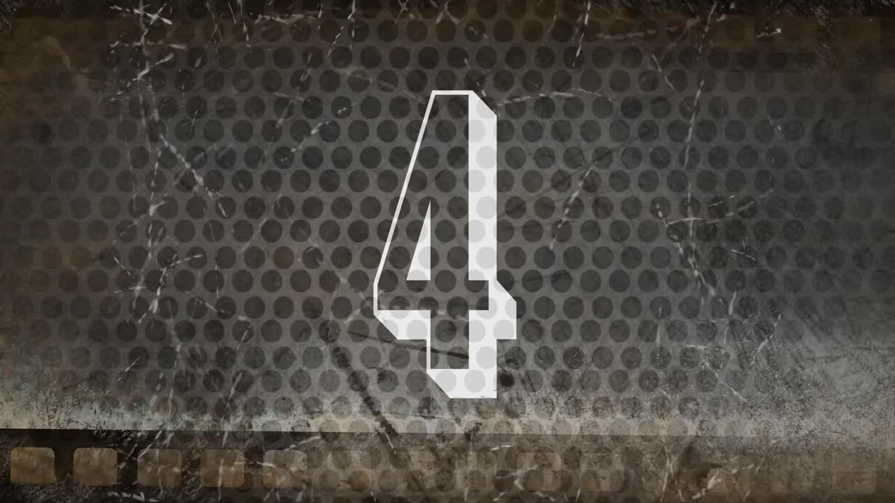 animación de cuenta atrás en 3d en 4k