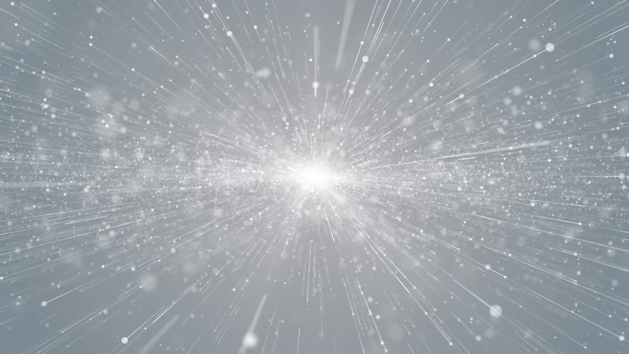 Particles white business bright glitter bokeh dust abstract background loop