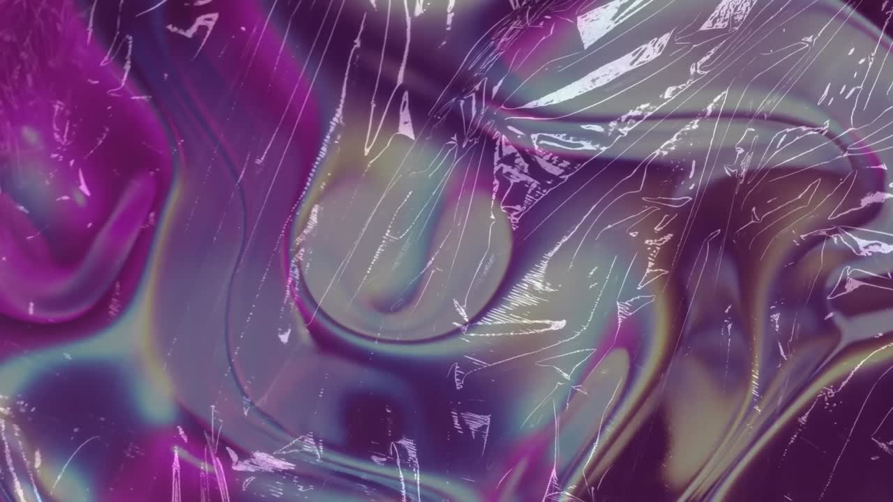 animación de la luz en una película clara que se mueve sobre formas orgánicas púrpuras y blancas