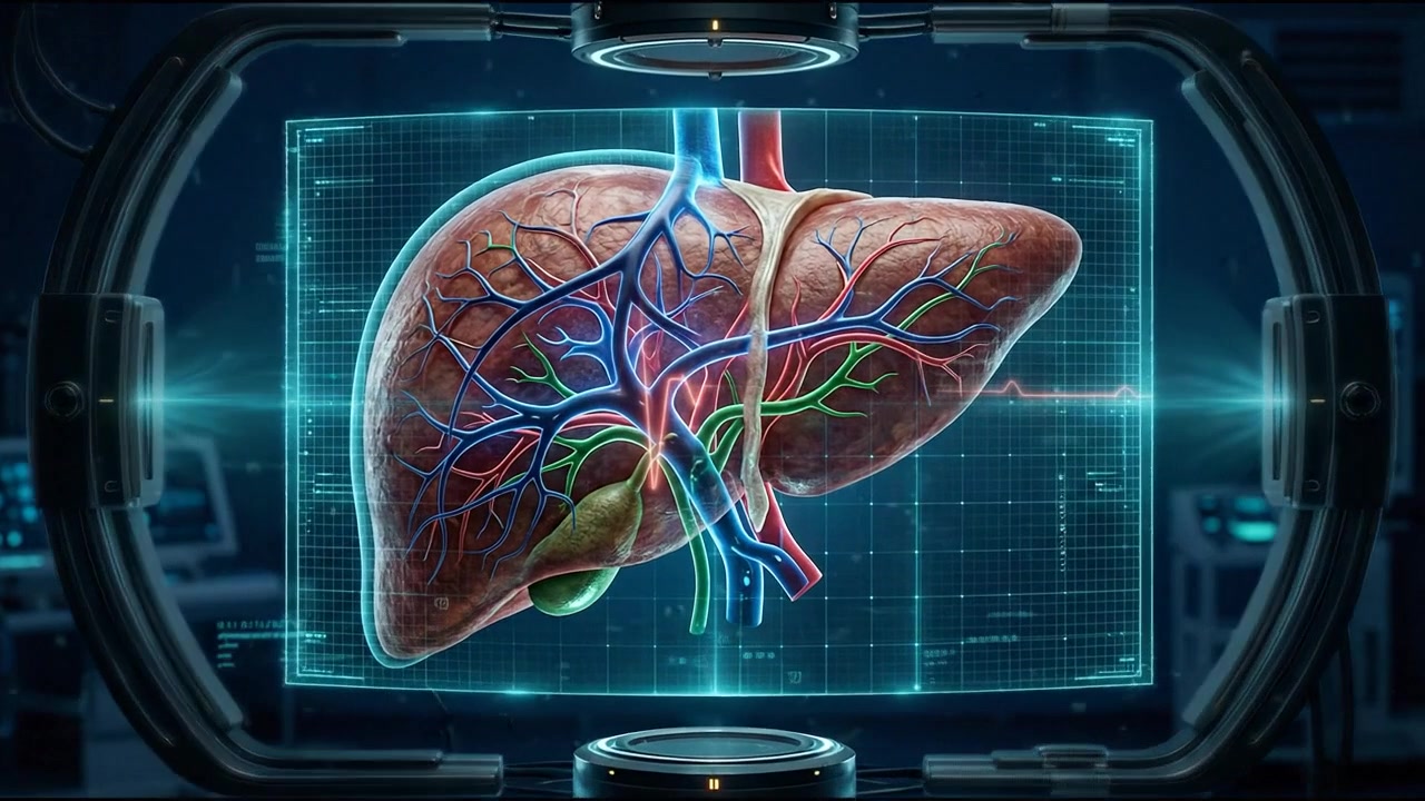 Digital Medical Visualization of Human Liver Anatomy
