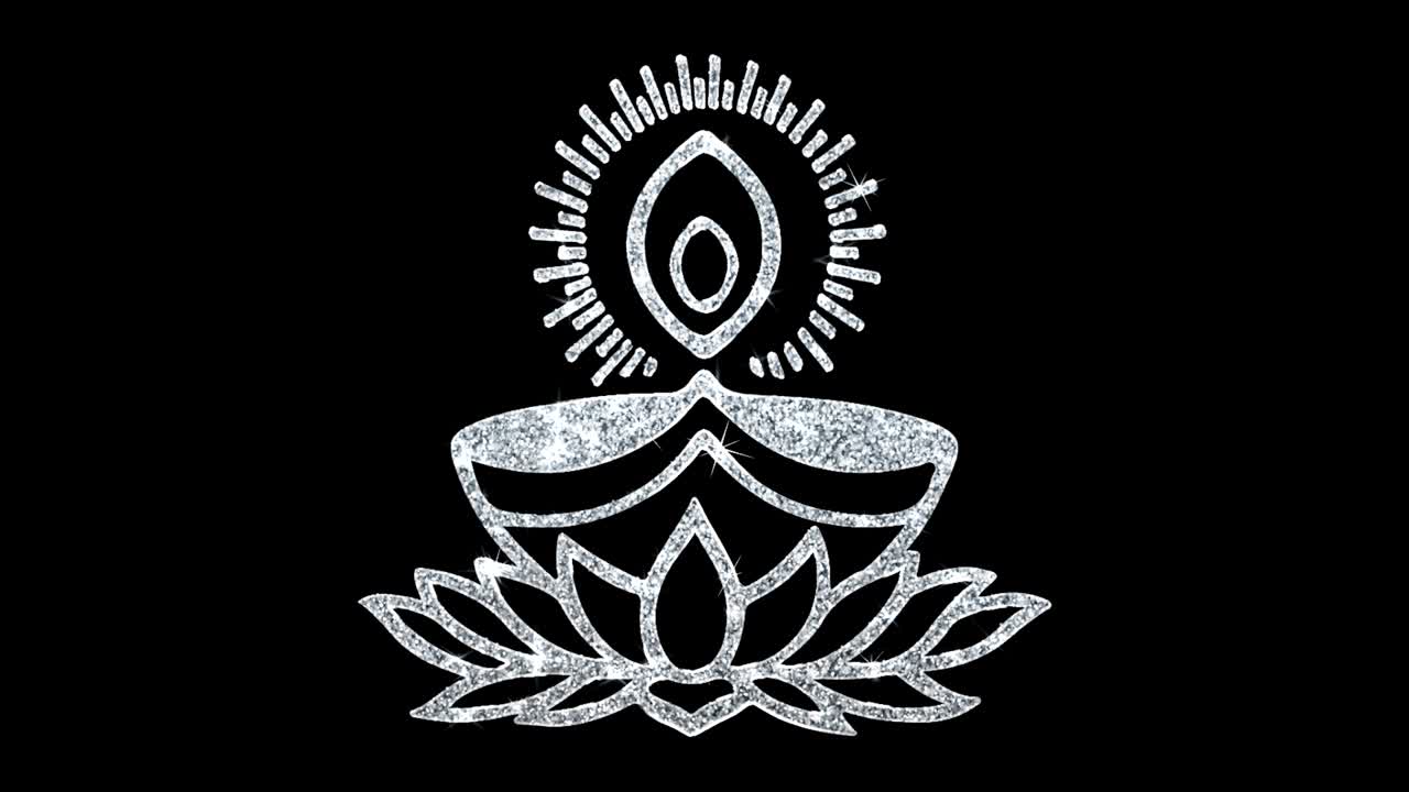 el icono del elemento de la lámpara diwali diya