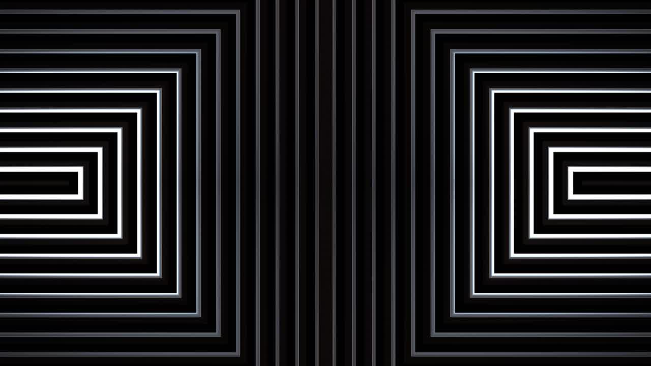 Geometric Pattern with Squares and Lines