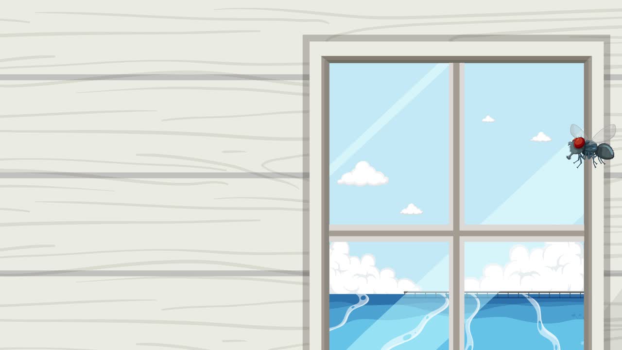 анимированная прогрессия закусочного бара на пляж.